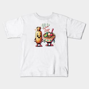 Tamale & Menudo Friends | Funny Retro Kids T-Shirt